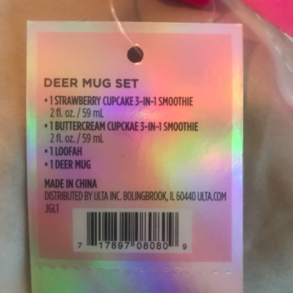 Ulta Beauty deer mug bath set